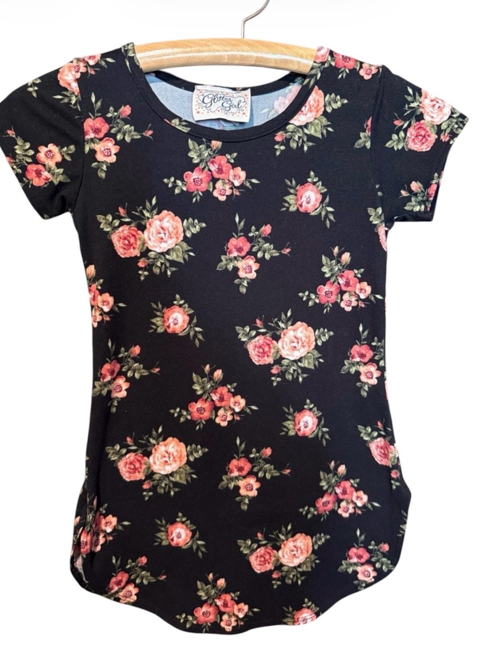 💰BOGO FREE Floral Top by Glitter Girl sz 7-8